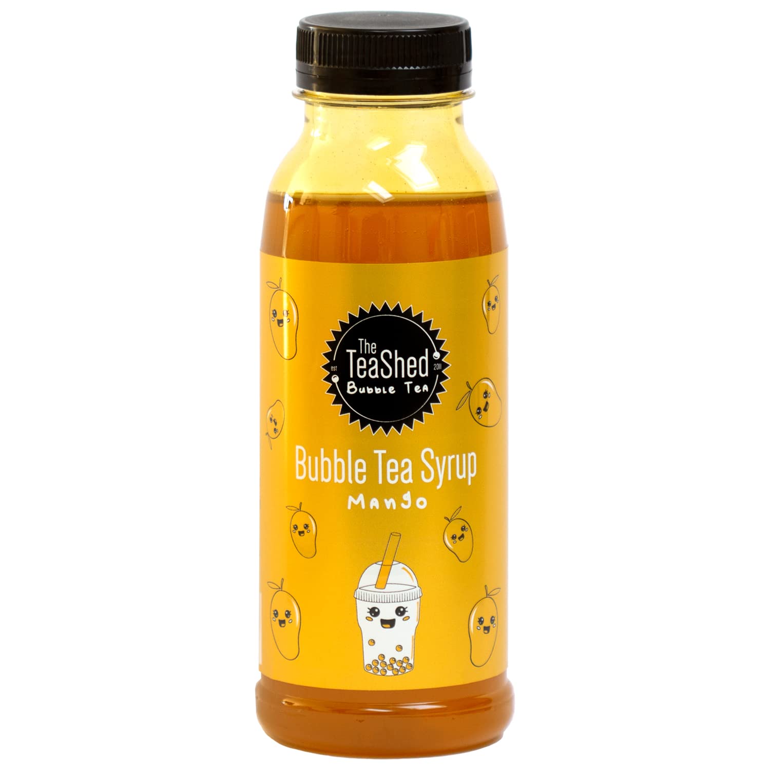 The TeaShed Mango Bubble Tea Fruit Syrup - 330ml | 11 Servings | Real Fruit Flavor