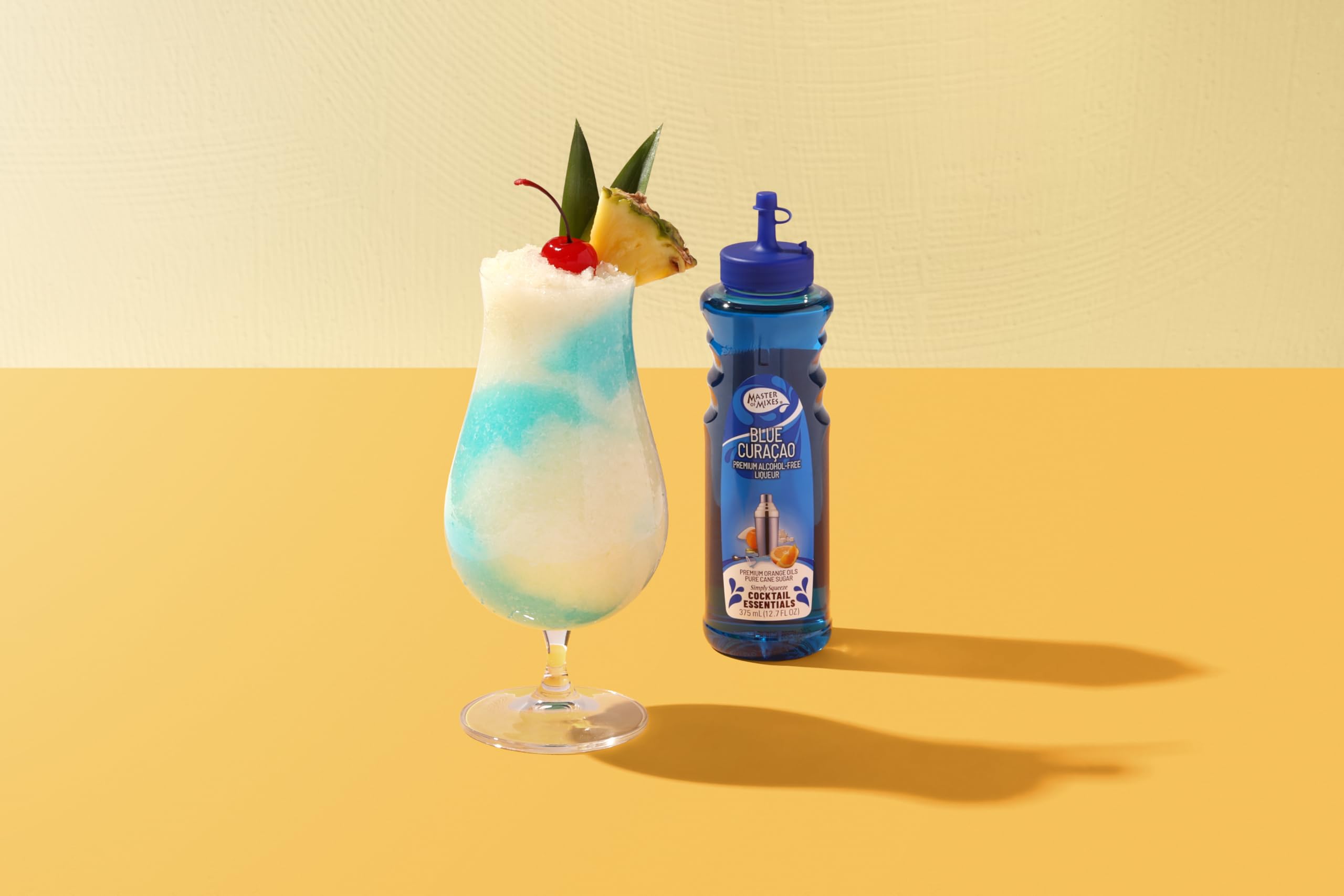 Master of Mixes Blue Curacao Cocktail Syrup - Non-Alcoholic Mixer | 375ml 4