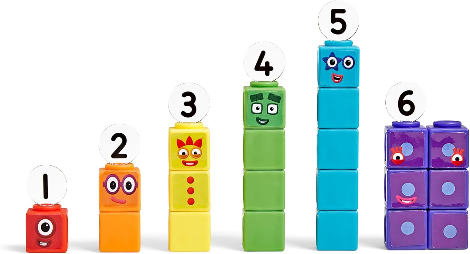 Learning Resources MathLink Dice Set - Numberblocks Counting Sheep Play Farm, Ages 3-7 3