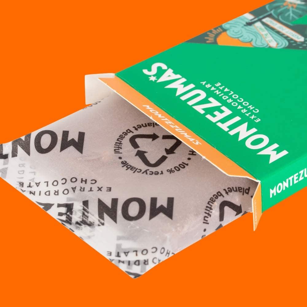 Montezuma - Royal Mint 74% Kakao Zartbitterschokoladentafel, Bio Vegan Glutenfrei 90g 6