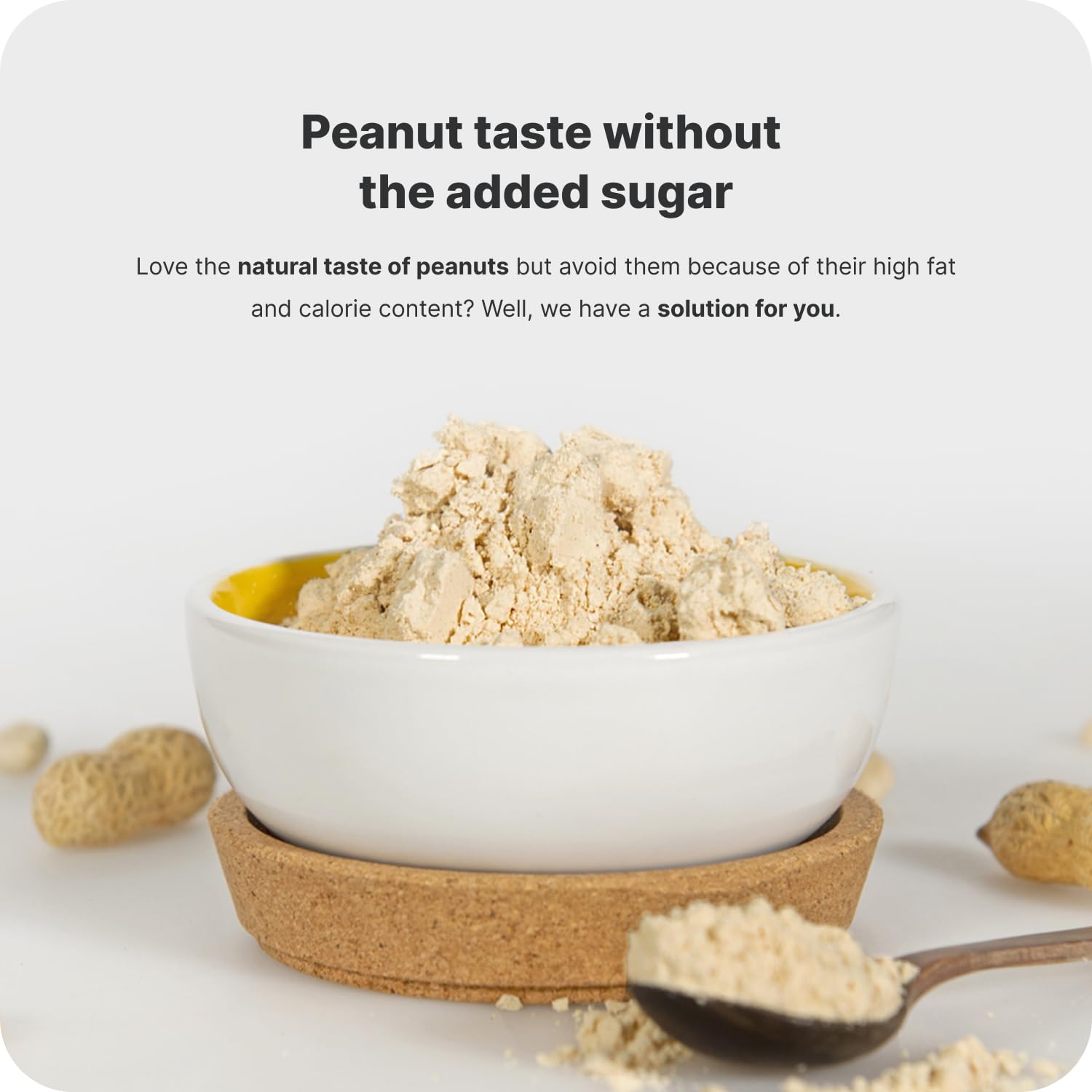 Vilgain 100% Organic Peanut Butter Powder | Sugar-Free, Low-Calorie, 240g 3