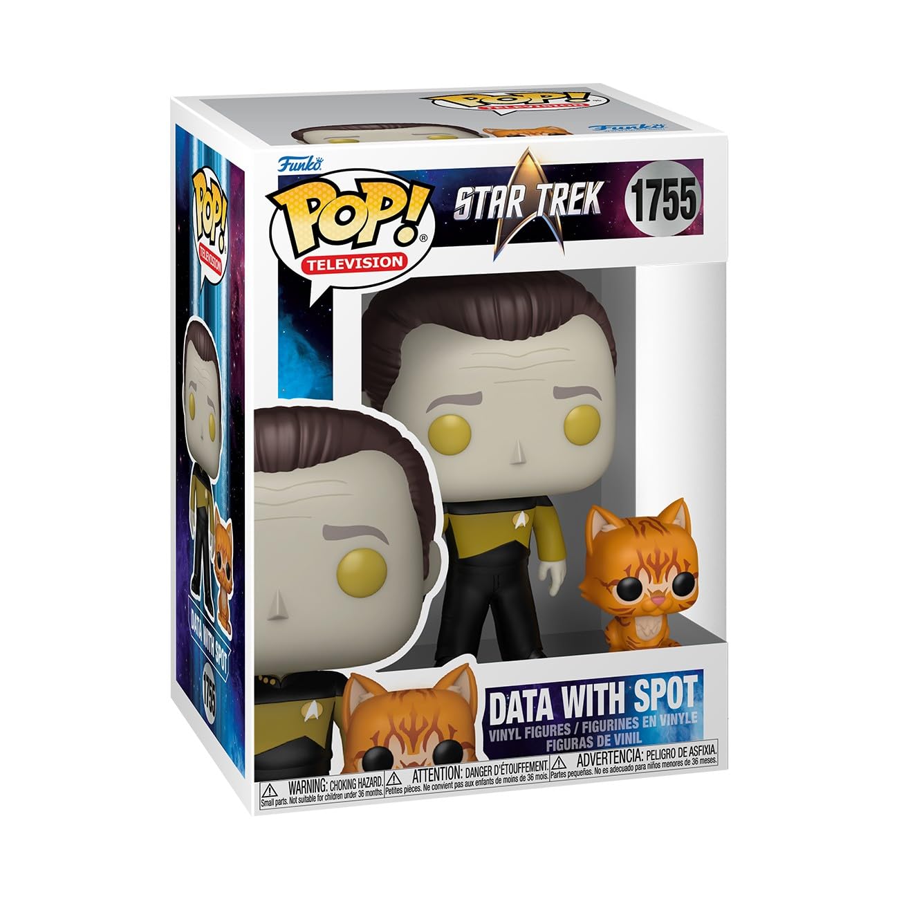 Funko Pop! Star Trek: The Next Generation - Lt. Commander Data with Spot Vinyl Figure