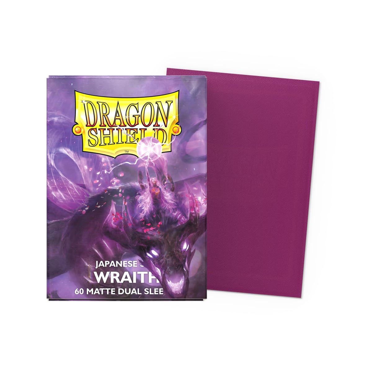 Dragon Shield Wraith Alaria: Righteous Wraith Purple Japanese-Size TCG Sleeves 100CT 4