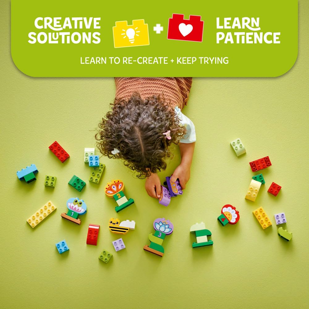 LEGO DUPLO Creative Garden & Flowers Stacking Toy - Educational Building Set for Toddlers 2+ 7