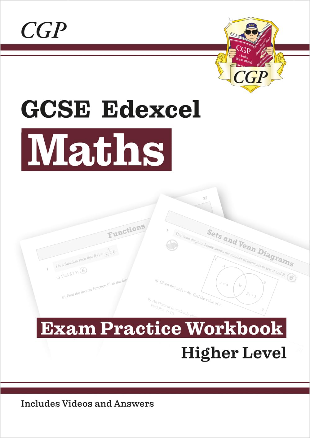 CGP GCSE Edexcel Mathematics Higher Level Exam Practice Workbook | Grade 9-1 Course | Paperback 1