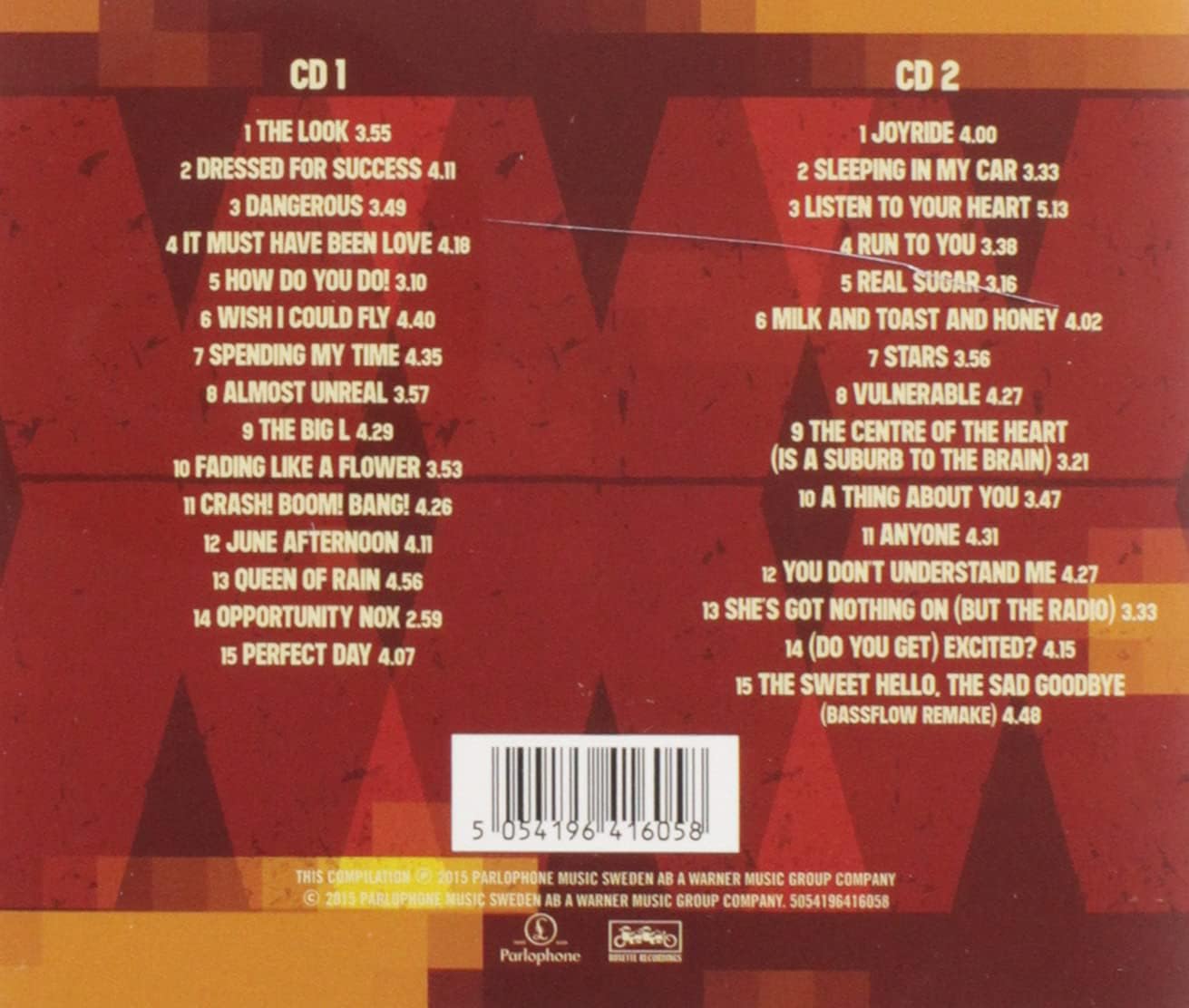 Roxette - The 30 Biggest Hits (1986) - DVD