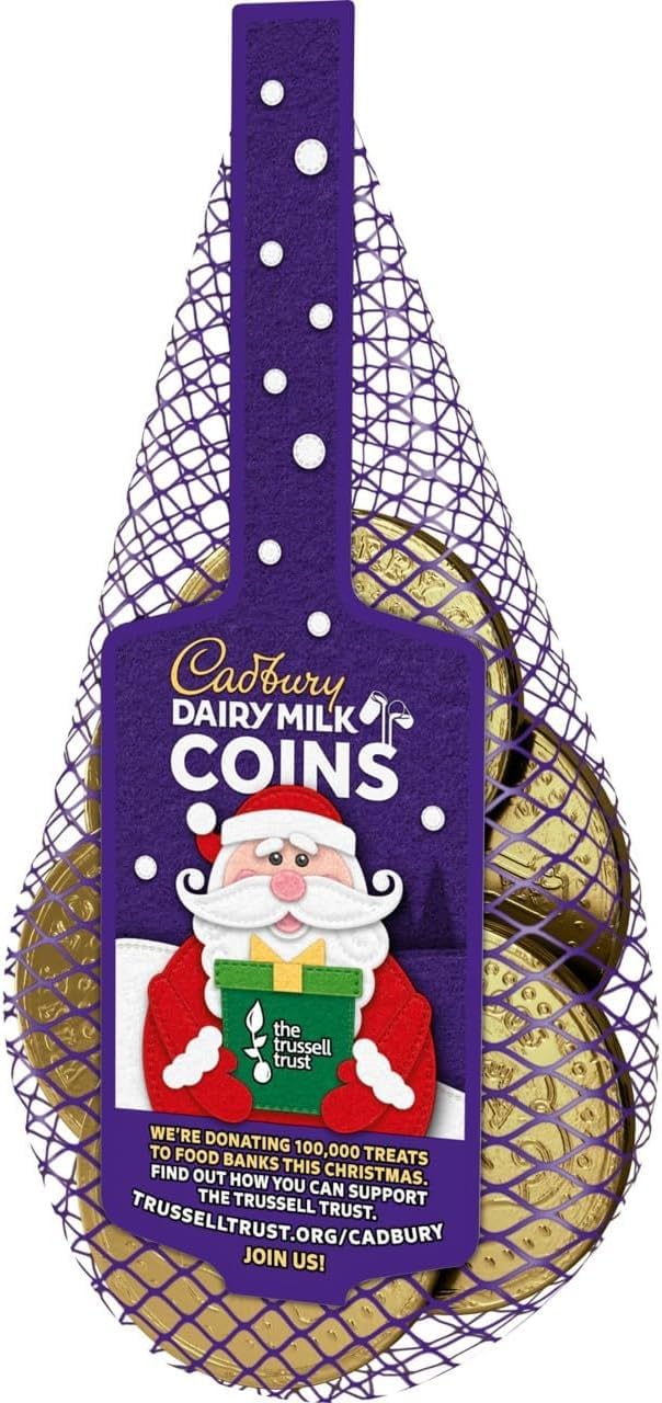 Cadbury Dairy Milk Coins 70g - Milk Chocolate Treats for Sharing