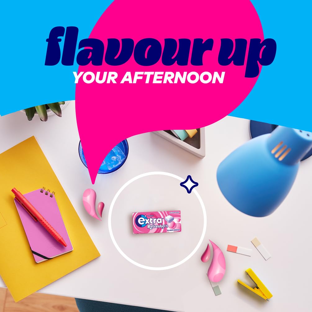 Extra - Refreshers Kaugummi Bubblemint (112 Stück, 16 Packungen) 6