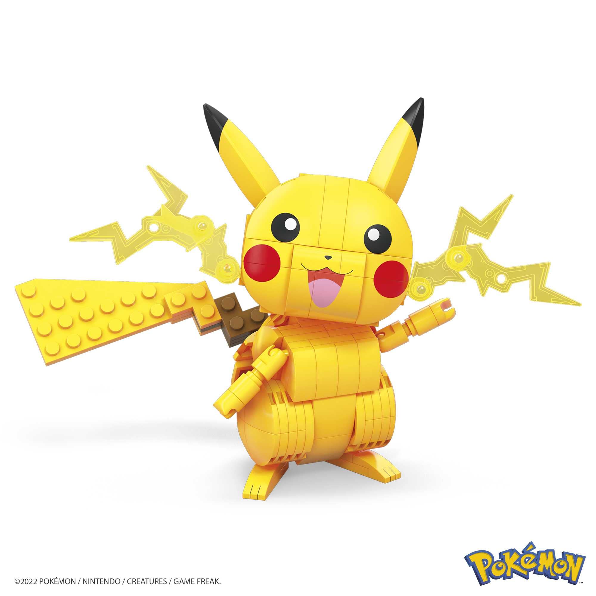MEGA Pokémon Pikachu Building Set - 211-Piece Poseable Figure for Kids, Ages 7+