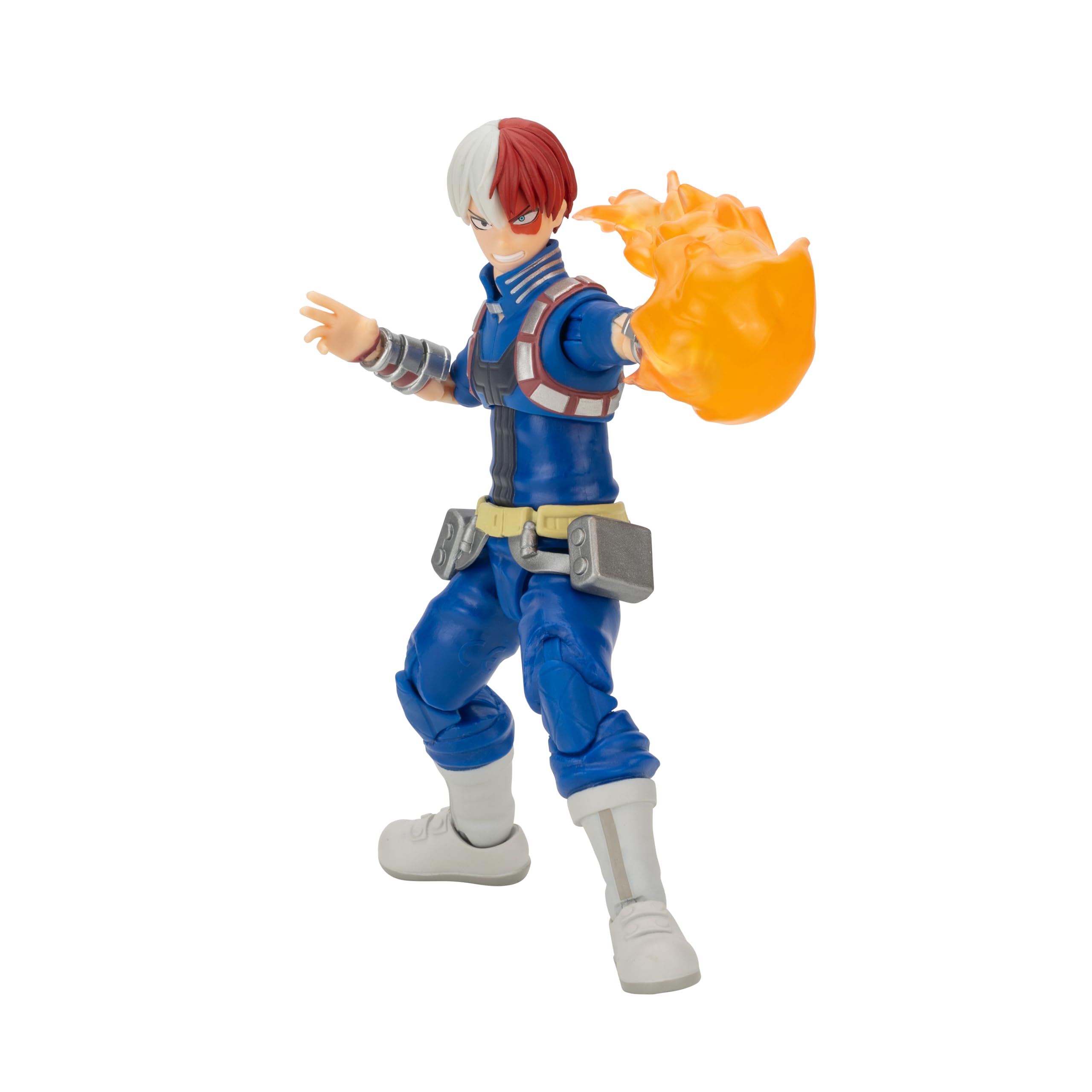 Total Anime Shoto Todoroki 6.5-Inch Poseable Figure with Swappable Faceplates and Fire/Ice Effects 4