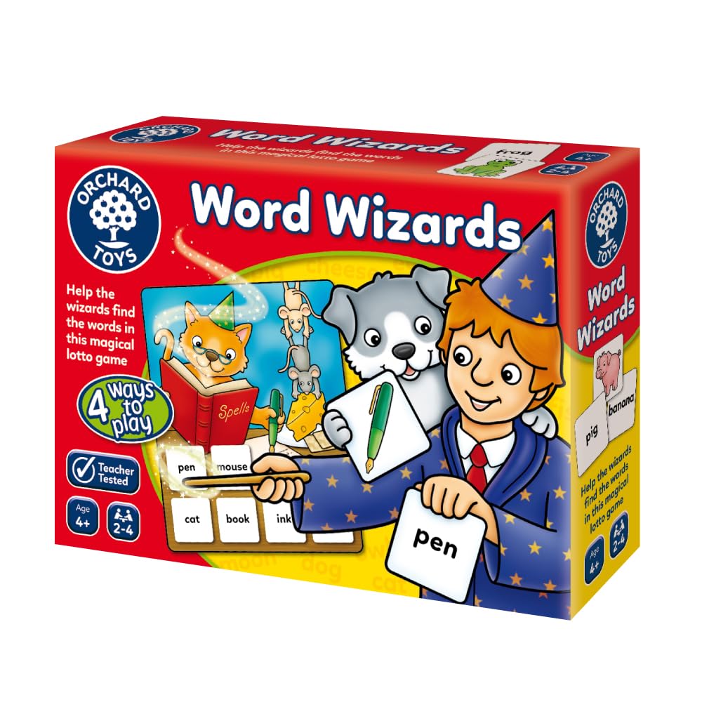 Orchard Toys Word Wizards Spelling Game - Educational Card Game for Kids