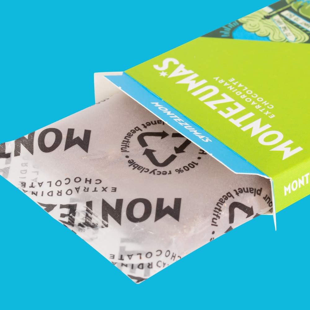 Montezuma - Sea Dog 70% Kakao Zartbitterschokolade mit Meersalz und Limette, veganer glutenfreier Riegel 6