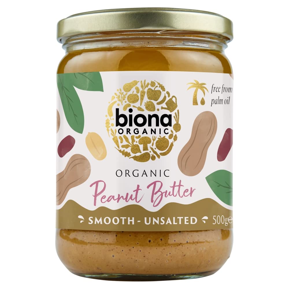 Biona Bio Erdnussbutter glatt ohne Salz, 500g 7