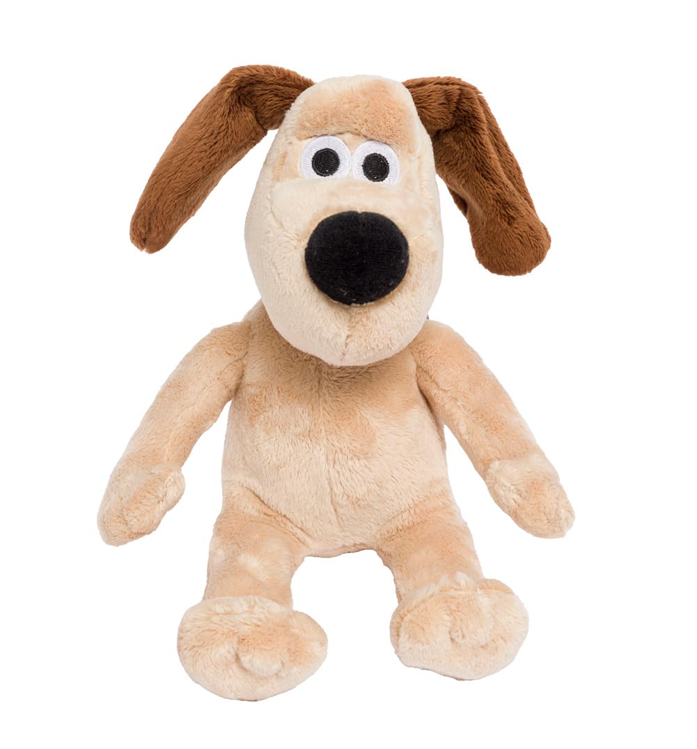 AURORA Gromit Dog Soft Toy - Medium, Beige, Polyester | Official Licensed Merchandise