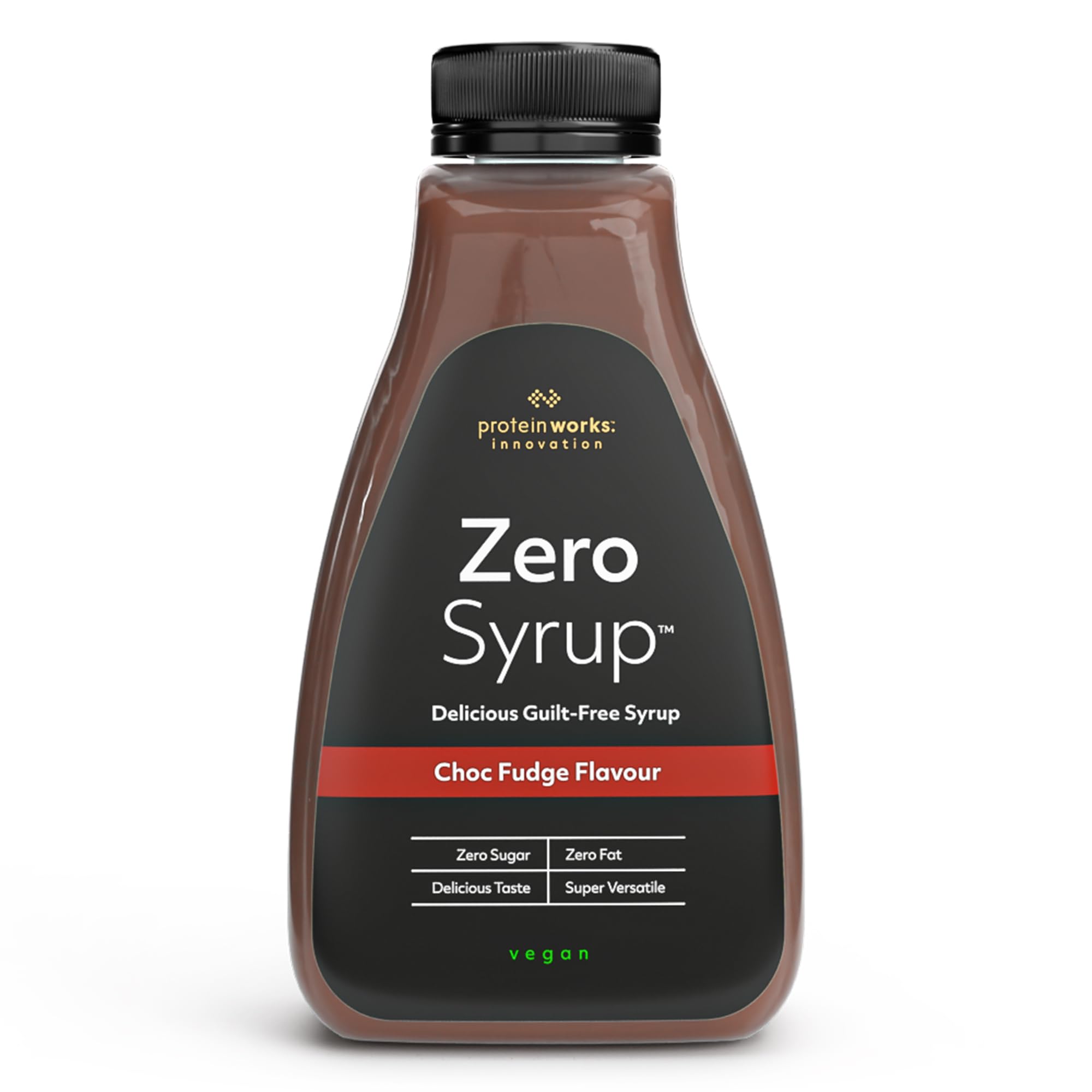 Protein Works Zero Syrup 425 ml – Schokoladenfondant, zuckerfreies, fettfreies Dessert-Topping