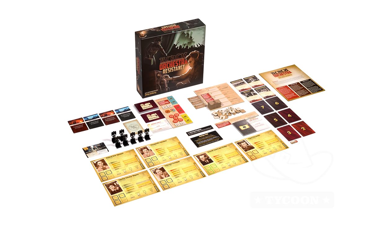 Victory Point Games Black Orchestra Resistance Expansion | 6 New Conspirators | 3 Modules 3