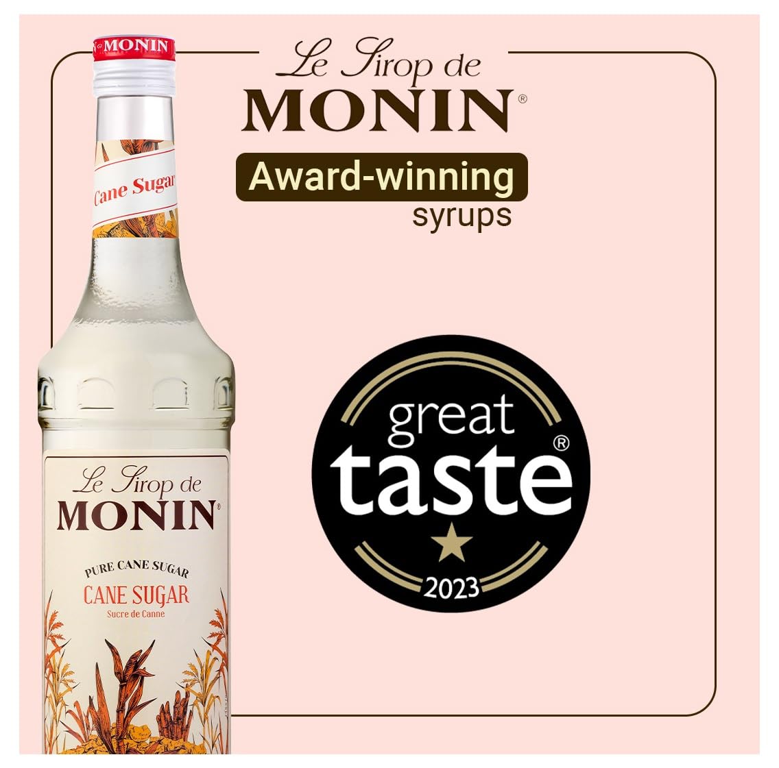 MONIN Pure Cane Sugar Syrup 700ml - Vegan, Allergen-Free Sweetener for Coffee, Cocktails & Beverages 5