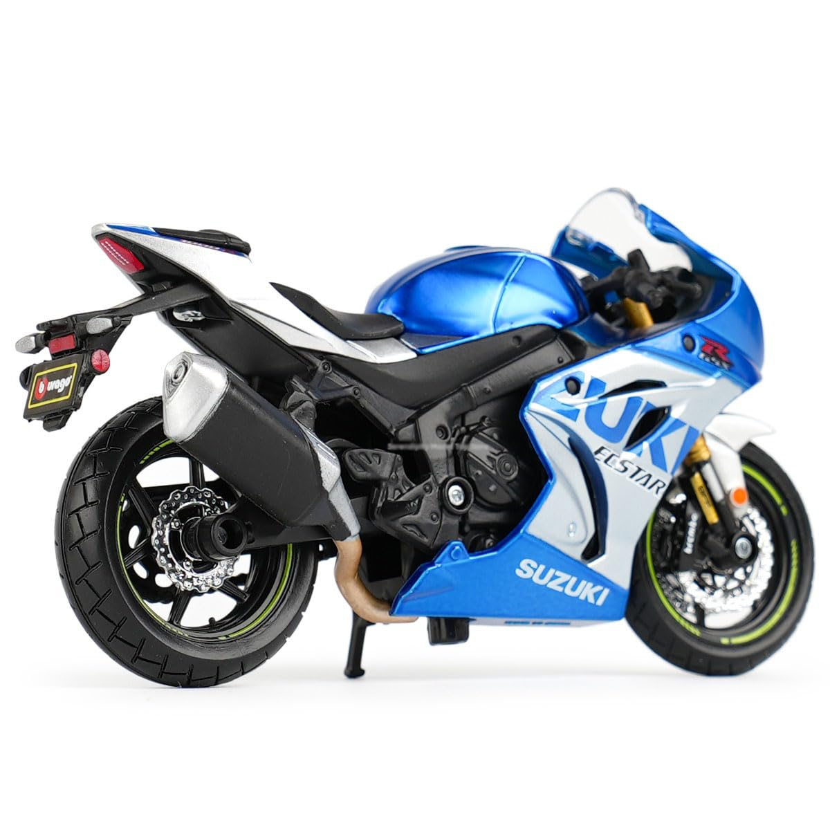 Bburago Suzuki GSX-R 1000 Die-Cast Model Motorcycle | 22cm Long | Red | Ages 3+