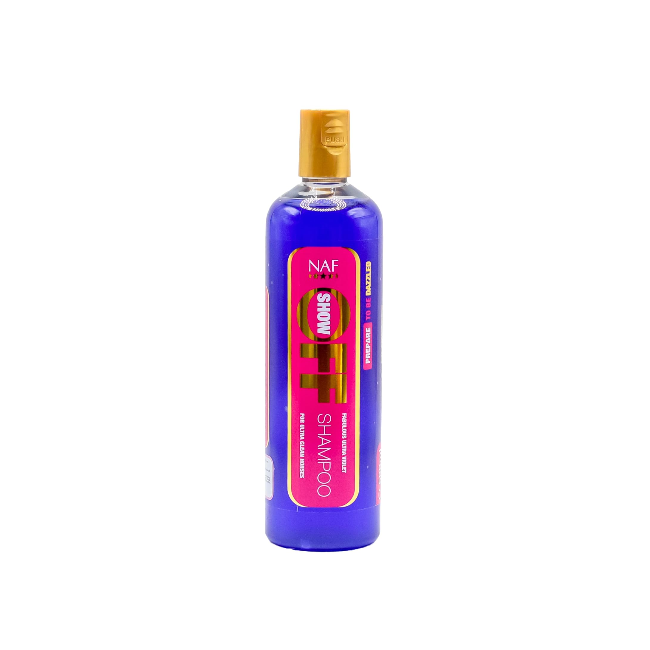NAF Show Off Cleansing Horse Shampoo - Removes Stains & Dirt | Brightens Coat | 500 ml Liquid