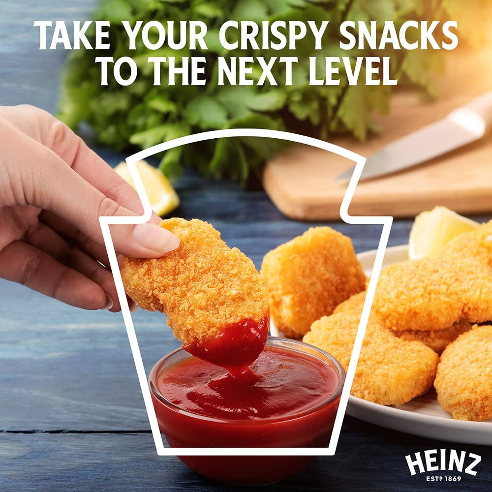 Heinz Tomato Ketchup 50% Less Sugar & Salt 435g 5