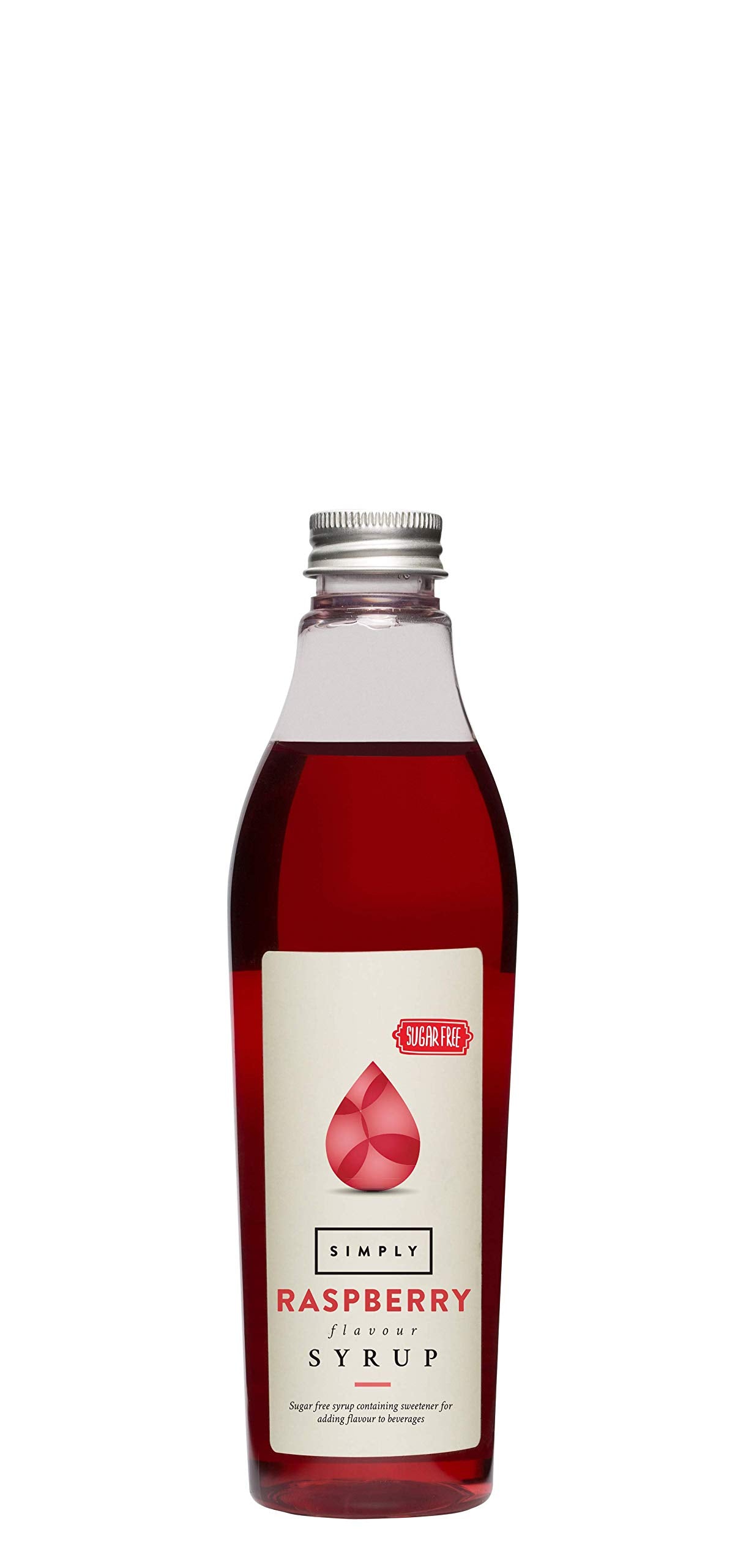 Simply Sugar Free Raspberry Syrup - Low Calorie, Vegan, Nut Free | 250 ml