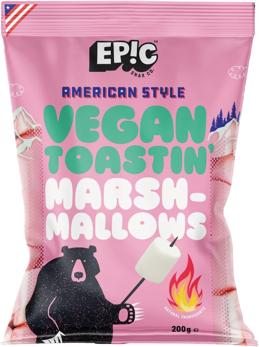 EPIC SNAX CO - Vegan Toastin' Marshmallows Plant Based American Style 200g