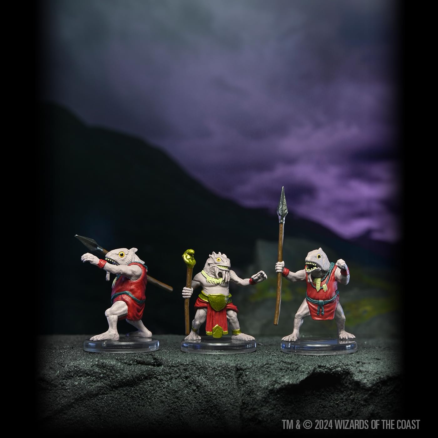 WizKids D&D Icons of the Realms Kuo-Toa Warband 5-Pack Miniatures 6