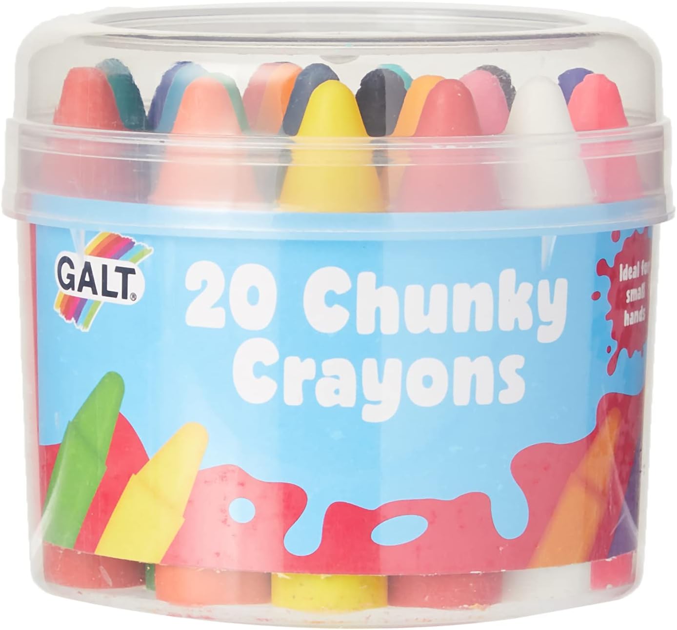 Galt Toys Chunky Crayons – 20-teiliges Set, leicht zu haltende Buntstifte für Kinder ab 3 Jahren 6