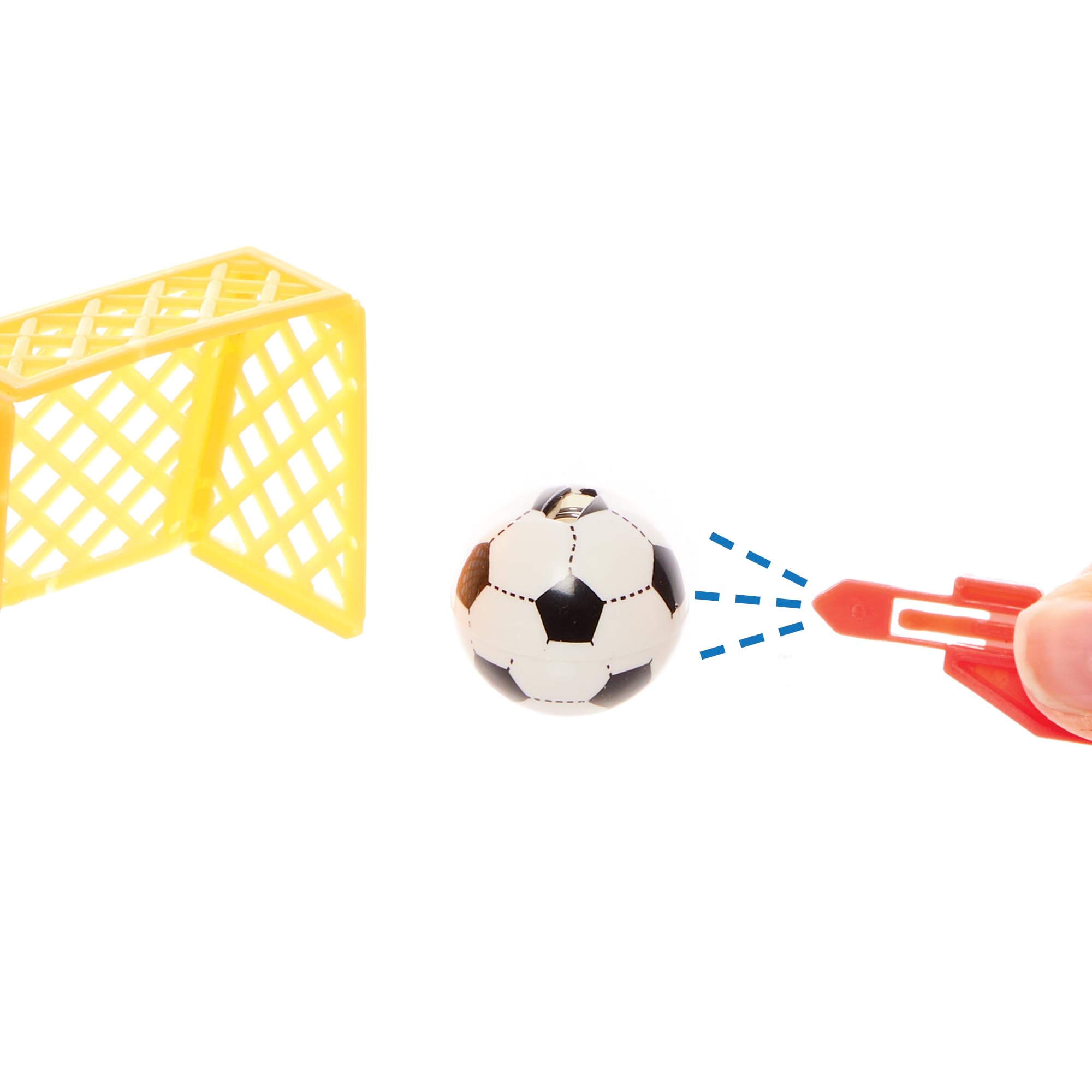 Baker Ross FN210 Mini Football Goal Set - Pack of 8 Multicolour Table Top Sports Toys 3