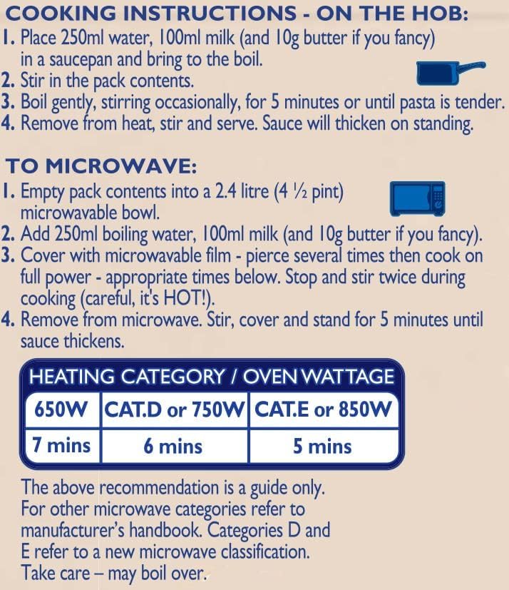 Batchelors Pasta 'n' Sauce, Chicken & Mushroom Flavour Instant Snack, 99 g 4