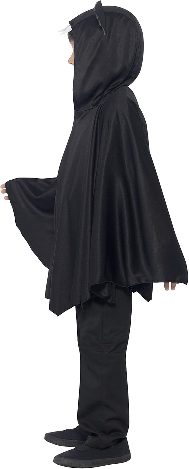 Smiffys Bat Cape - Black Dress Up Costume Accessory for Kids 3