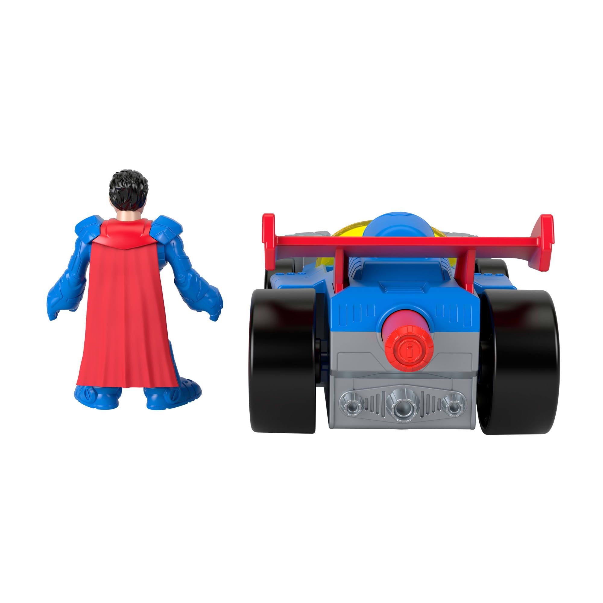 Fisher-Price Imaginext DC Super Friends Metal Force Supermobile Toy Car with Action Figure - Ages 3-8 4