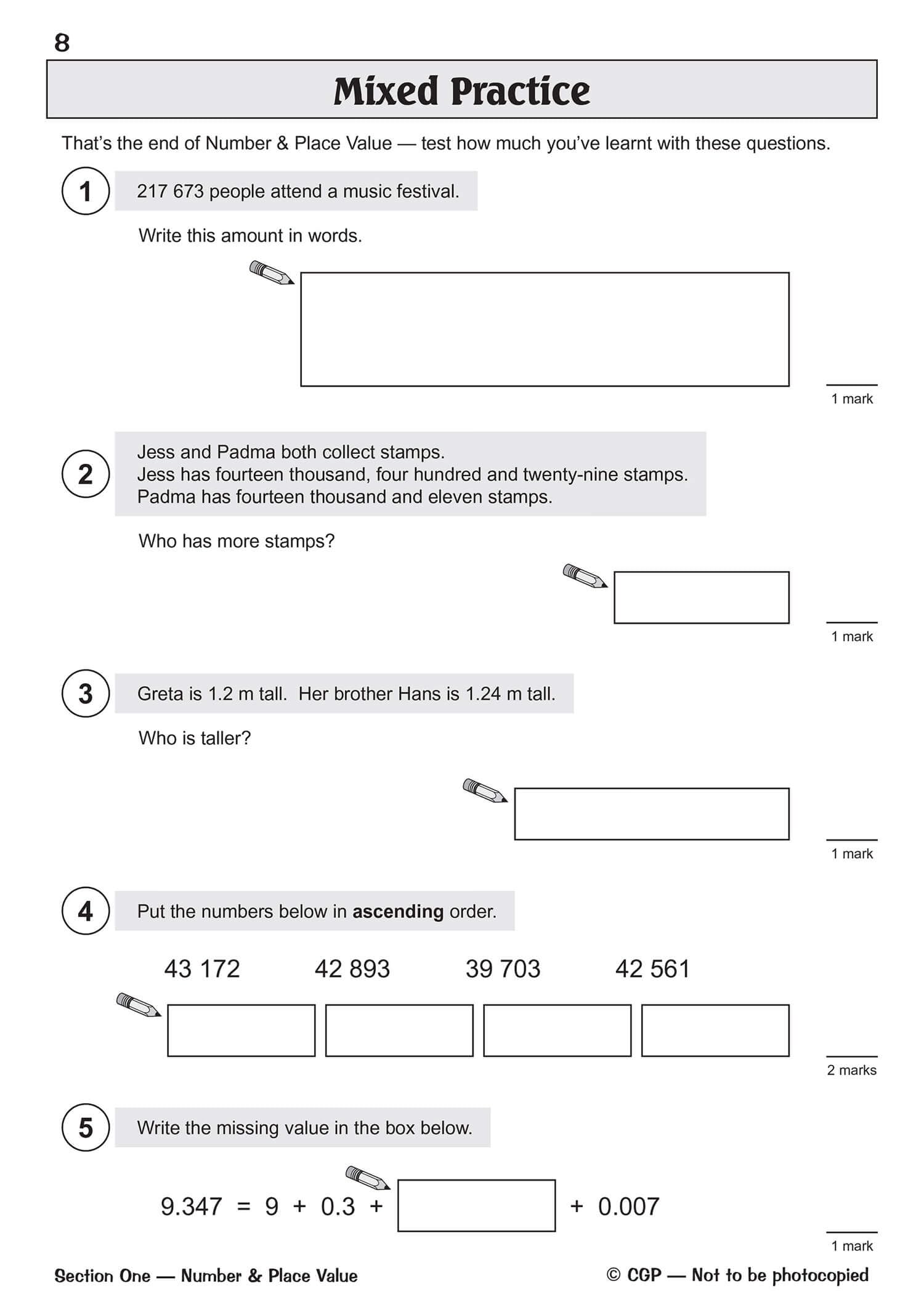 CGP New KS2 Maths SATS Question Book - Ages 10-11 | Paperback | 104 Pages 8