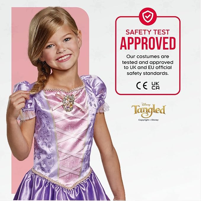 Disguise Disney Rapunzel Costume - Girls 3-8 Years 14