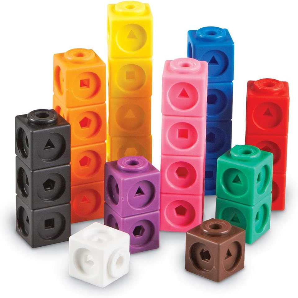 Learning Resources MathLink Cubes – Pädagogisches Bauset für Kinder ab 5 Jahren 7