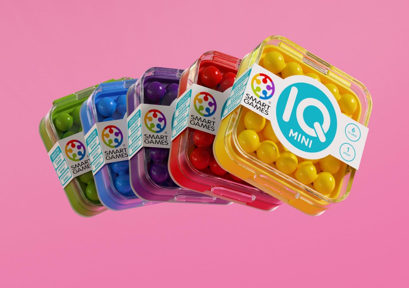 SmartGames IQ Mini Puzzle Game | Portable Travel Size | Logic & Problem Solving | Unisex Children