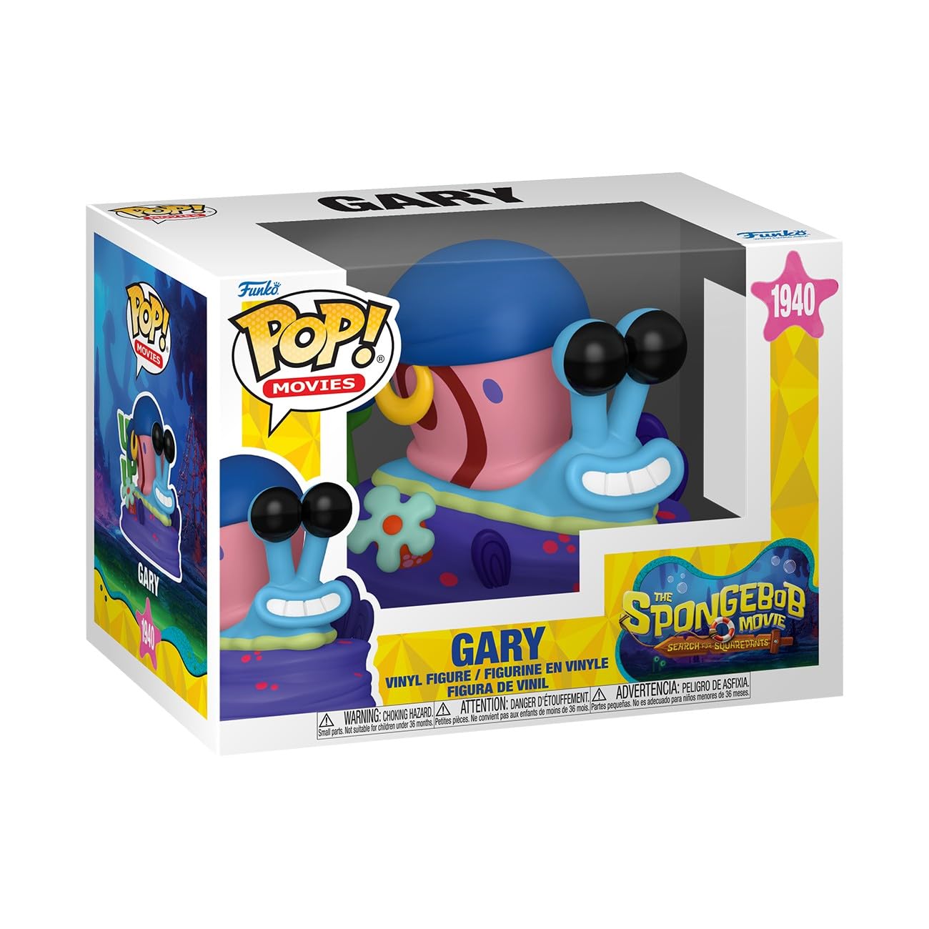 Funko Pop! Movies: The SpongeBob Movie - Gary Collectable Vinyl Figure | 3.75 in