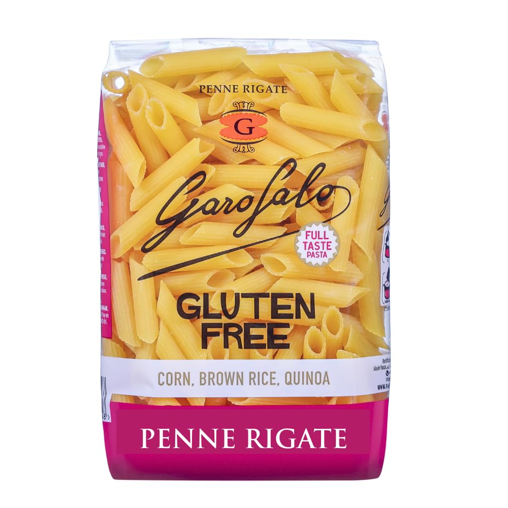 Garofalo Gluten Free Penne Italian Dried Pasta, 400g - Coeliac & Vegan Friendly