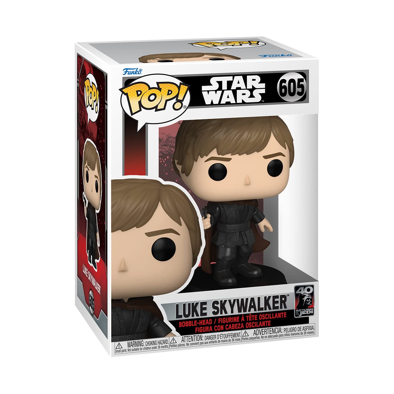 Funko Pop! Star Wars: Die Rückkehr der Jedi-Ritter zum 40. Jubiläum – Luke Skywalker Vinylfigur #605 (70749) 4
