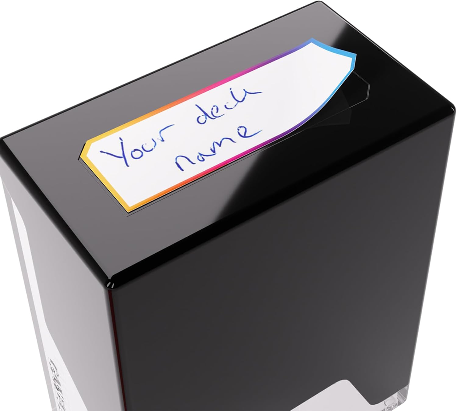 Gamegenic Bastion 50+ Black/Transparent Deck Box for Card Games 6