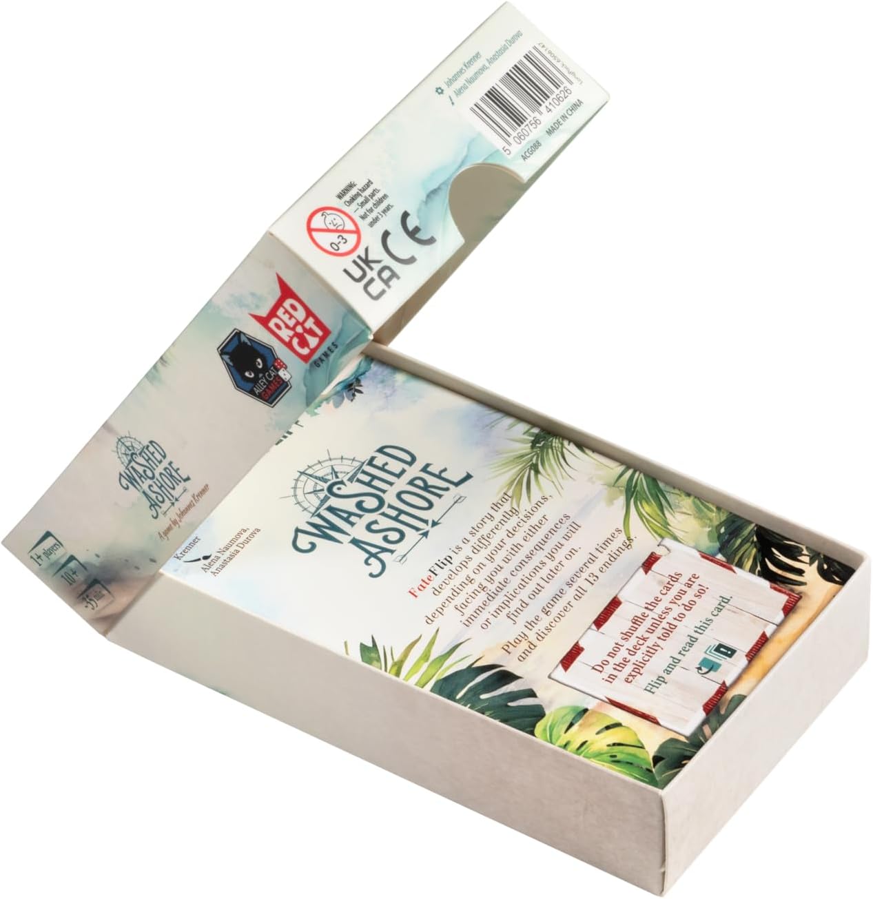 Alley Cat Games Washed Ashore Card Based Choose Your Own Adventure Game 3