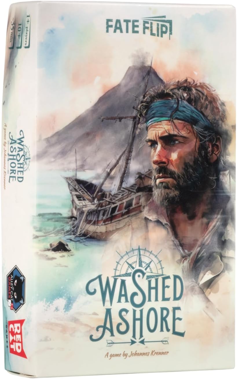 Alley Cat Games Washed Ashore Card Based Choose Your Own Adventure Game