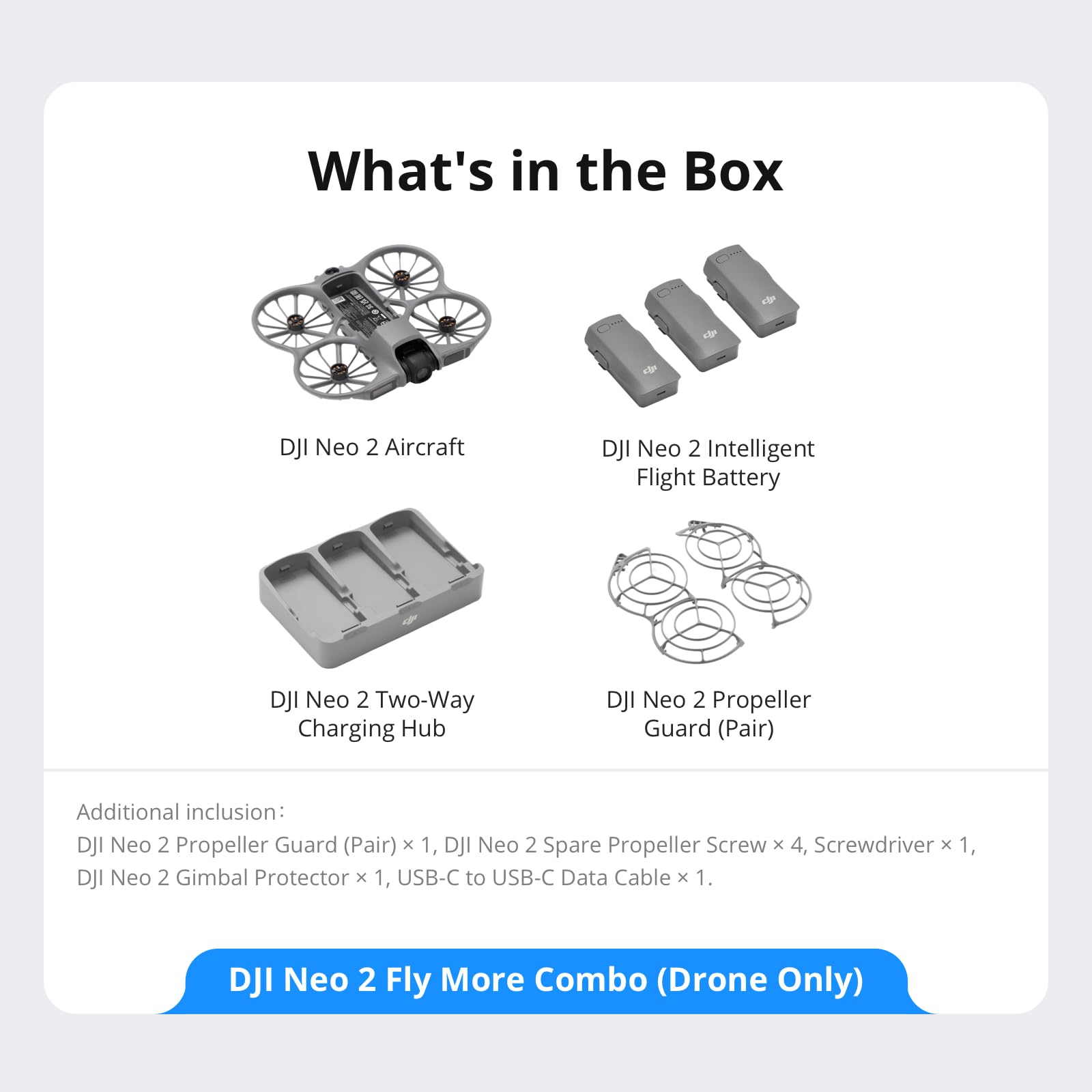 DJI Neo 2 Fly More Combo Drone with Camera, 4K Video, Palm Takeoff | 151g 9