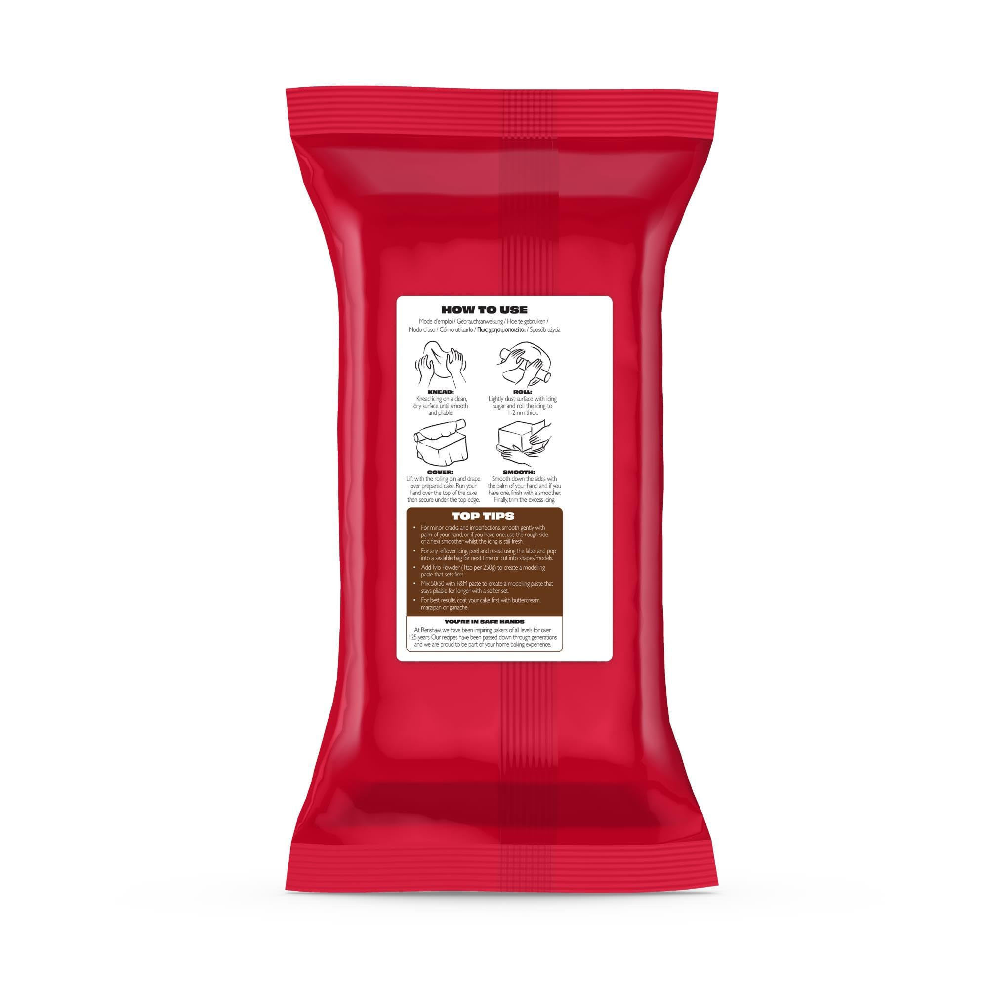 Renshaw Brown Extra Stretch Chocolate Flavoured Fondant Icing | 1 kg