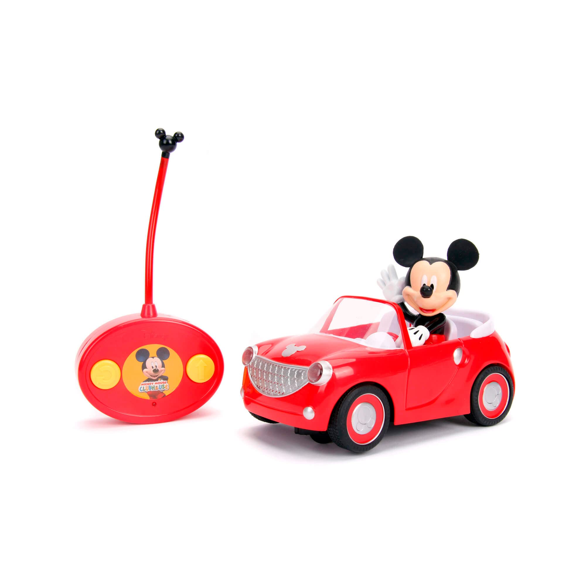 Mickey Mouse Remote Control Roadster - Red - Disney Licensed Vehicle for Kids 3+