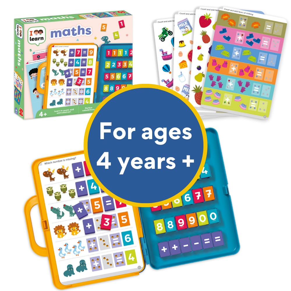 Jumbo I Learn Maths Game - Counting, Addition, Subtraction, Multiplication Aid | Ages 4+ 8