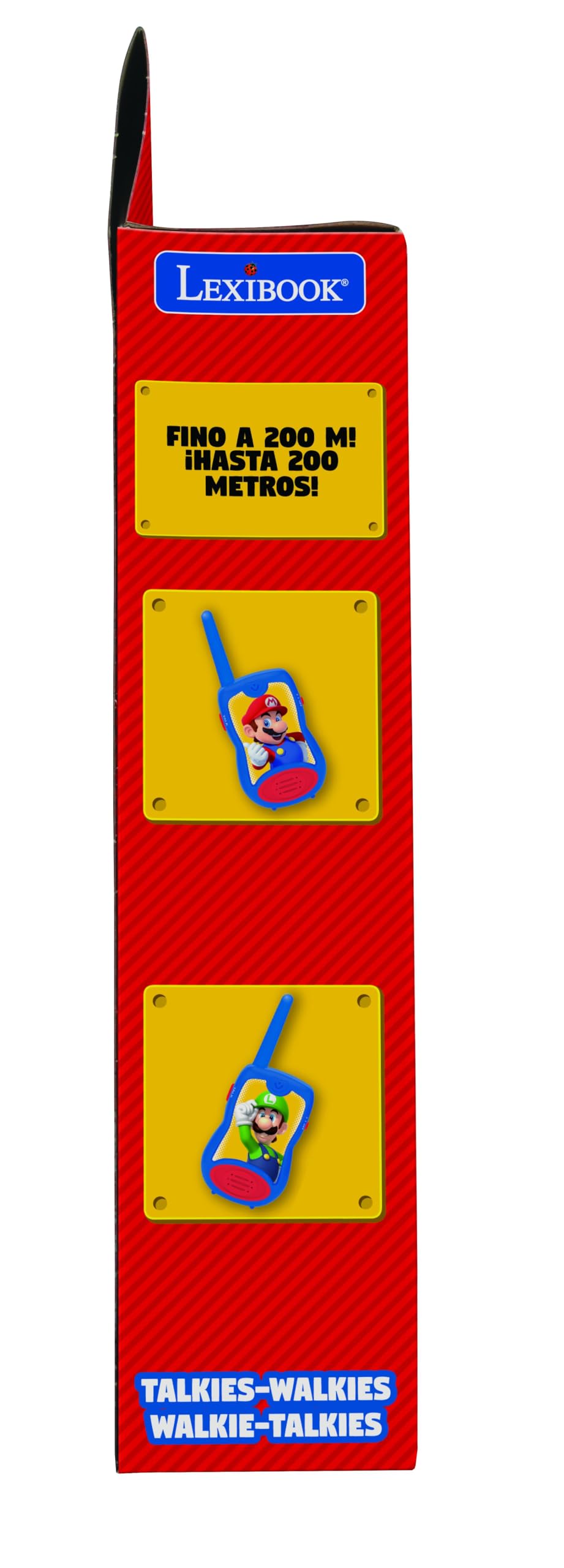 LEXIBOOK Super Mario Walkie Talkies for Children | 120m Range | Plastic Construction | Ages 3+ 5