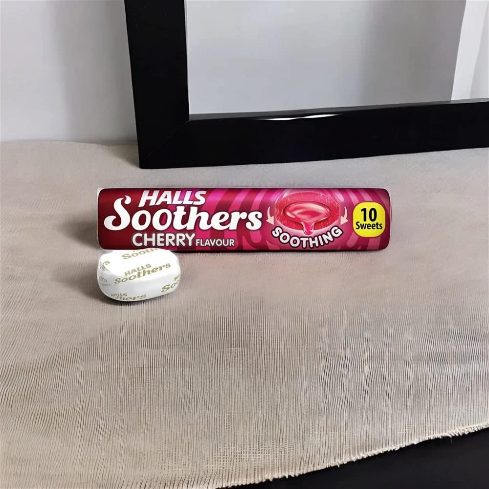 Halls Soothers Bonbons mit echtem Kirschsaft, 45 g 3