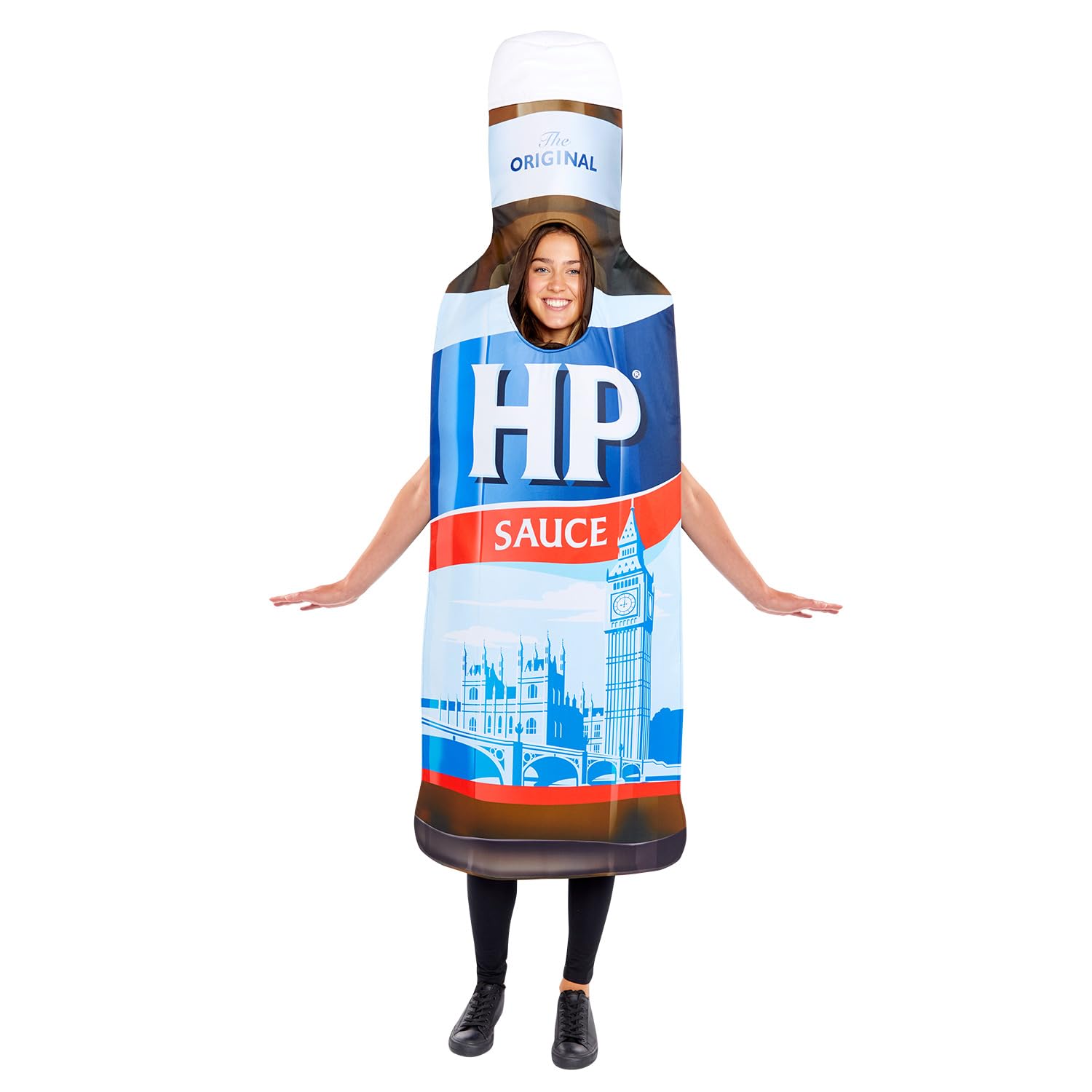 AMSCAN Heinz HP Sauce Bottle Tabard Costume - Adult Unisex