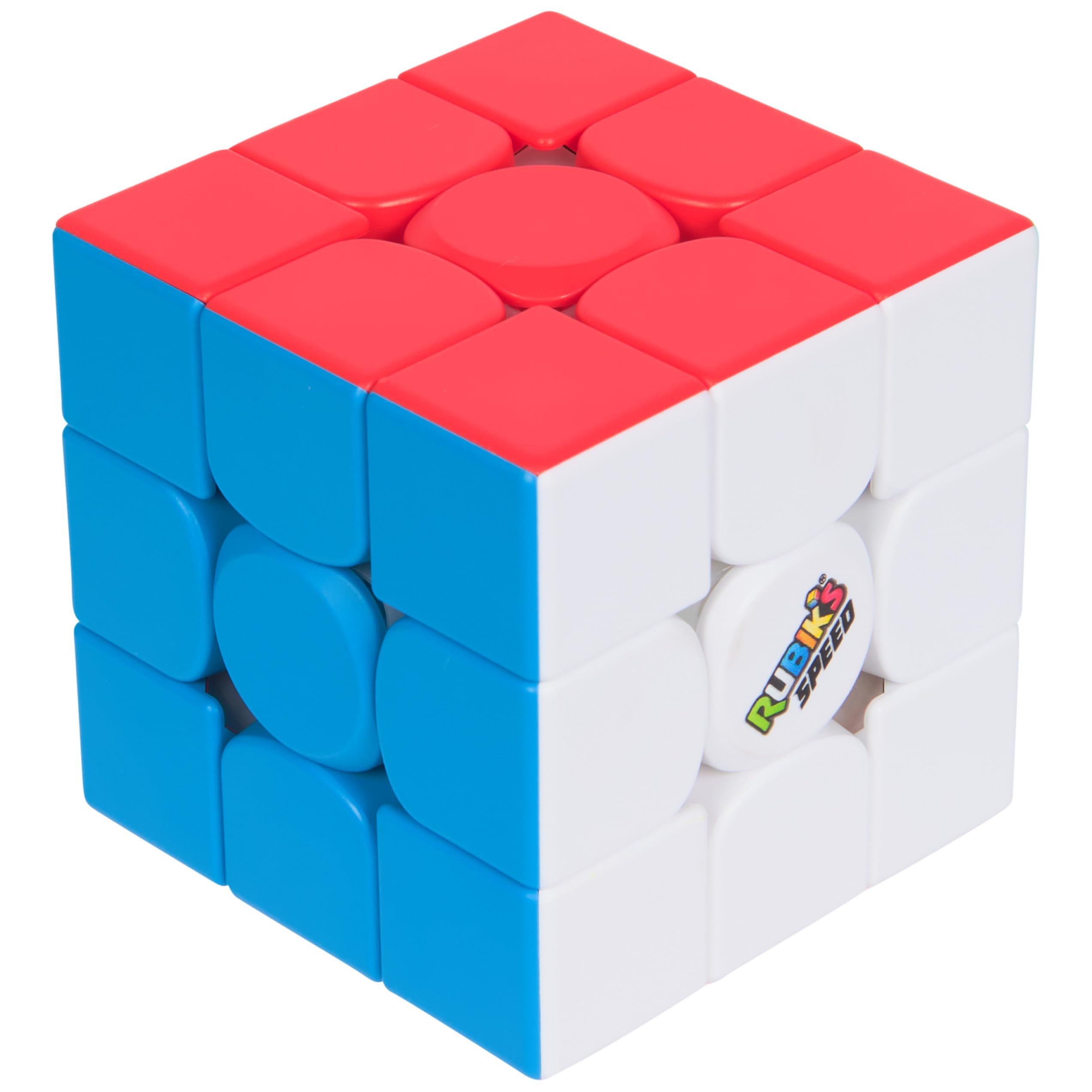 Rubik's 3x3 Magnetic Speed Cube - Fast Solves | Brain Teaser Fidget Toy | Ages 8+